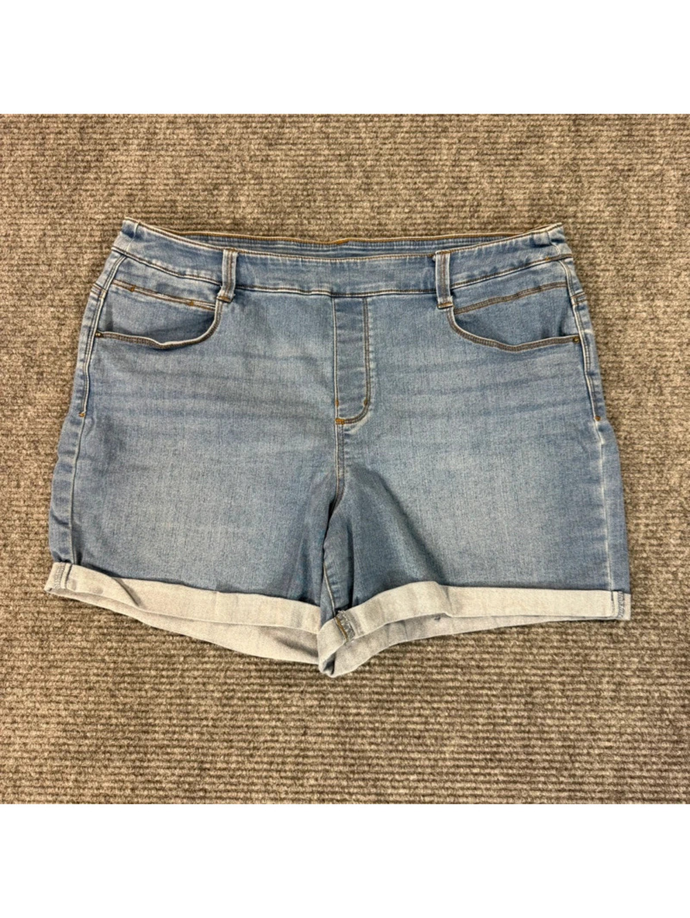 Time and Tru Light Blue Jean Shorts Size XL (16-18)